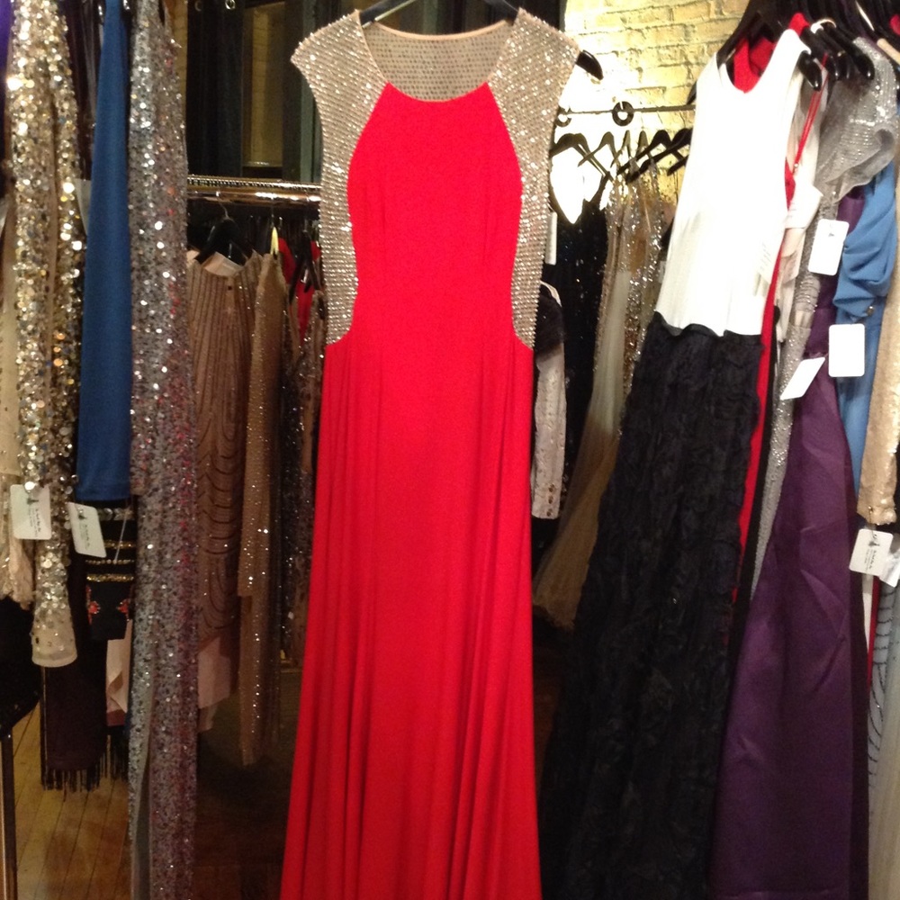 Xscape Red Gown